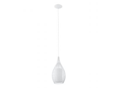 Suspension métal blanc RAZONI E27 1X60W