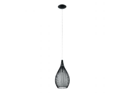 Suspension métal noir RAZONI E27 1X60W