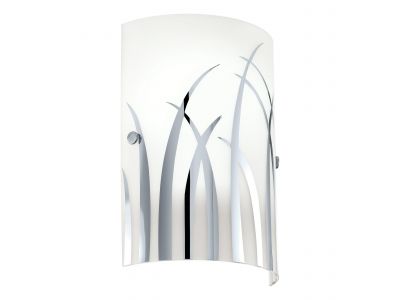 Applique murale verre blanc RIVATO E14 1X42W