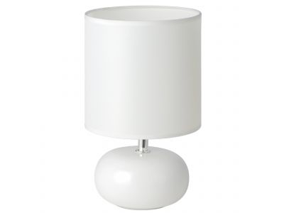 Lampe de table métal blanc TRONDIO E14 1X40W