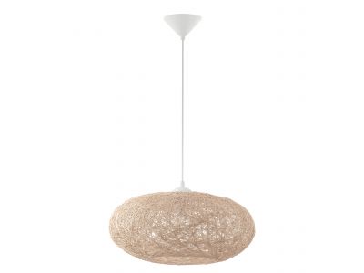 Suspension papier  beige CAMPILO E27 1X60W