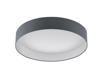 Plafonnier tissu gris PALOMARO LED INT 4X5,4W