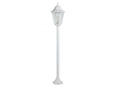 Lampadaire extérieur métal blanc NAVEDO E27 1X60W