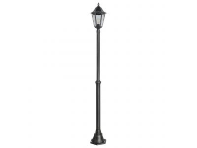 Lampadaire extérieur métal noir NAVEDO H200CM E27 1X60W