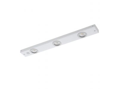 Plafonnier métal blanc KOB LED LED INT 3X2,3W