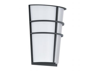 Applique extÃ©rieure mÃ©tal anthracite BREGANZO LED INT 2X2,5W