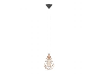 Suspension métal cuivre TARBES d17,5 cm E27 1X60W