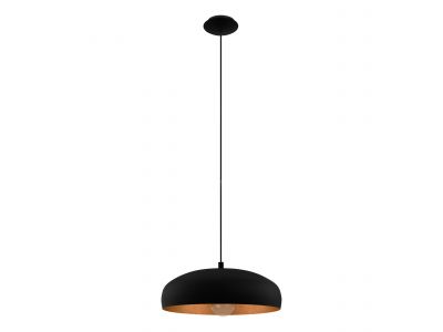 Suspension métal noir MOGANO 1 E27 1X60W