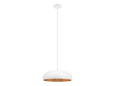 Suspension métal blanc MOGANO 1 E27 1X60W