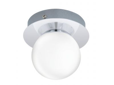 Plafonnier verre argenté MOSIANO LED INT 1X3,3W