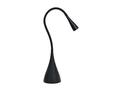 Lampe de bureau plastique noir SNAPORA LED INT 2X3W