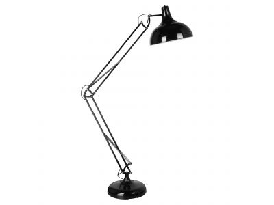 Lampe de bureau métal noir BORGILLIO E27 1X60W