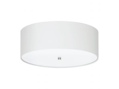 Plafonnier tissu blanc PASTERI D47,5CM E27 3X25W