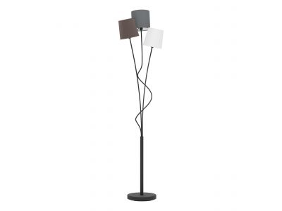 Lampadaire métal noir MARONDA E14 3X40W