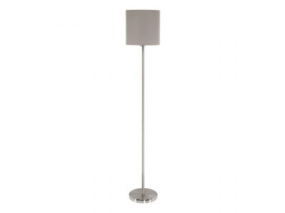 Lampadaire tissu taupe PASTERI E27 1X60W