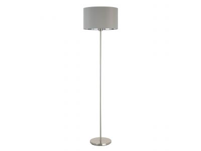 Lampadaire tissu gris MASERLO E27 1X60W