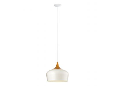 Suspension métal creme OBREGON E27 1X60W