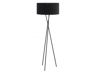 Lampadaire métal noir FONDACHELLI E27 1X60W