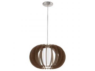 Suspension bois marron STELLATO 3 E27 1X60W