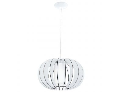 Suspension bois blanc STELLATO 2 E27 1X60W