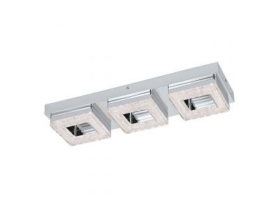 Plafonnier métal argenté FRADELO LED INT 3X3,5W