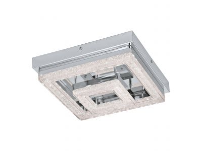 Plafonnier métal argenté FRADELO LED INT 4X2W