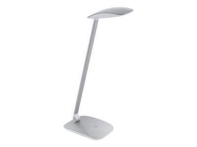 Lampe de bureau plastique argenté CAJERO LED INT 4,8W