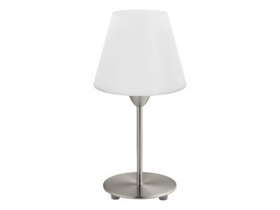 Lampe de table métal nickel mat DAMASCO 1 E14 1X60W