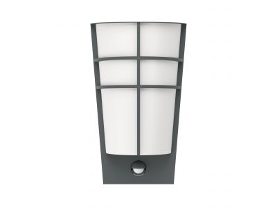 Applique extérieure métal anthracite BREGANZO 1 LED INT 2X2,5W