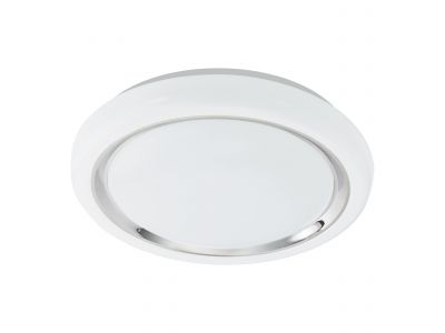 Plafonnier plastique blanc CAPASSO LED INT 1X18W