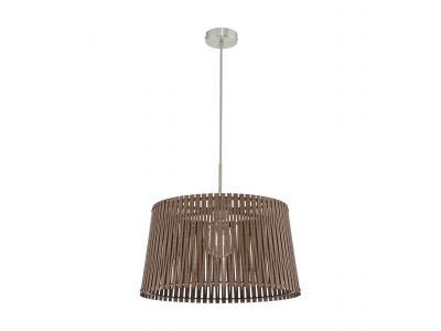 Suspension bois marron SENDERO E27 1X60W