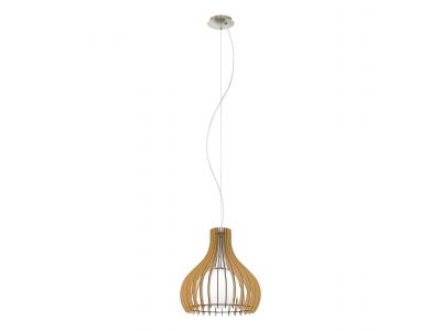 Suspension bois naturel H150 cm TINDORI E27 1X60W