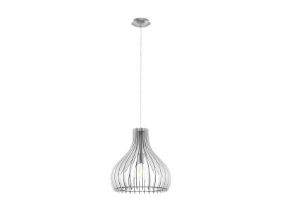 Suspension bois gris TINDORI E27 1X60W