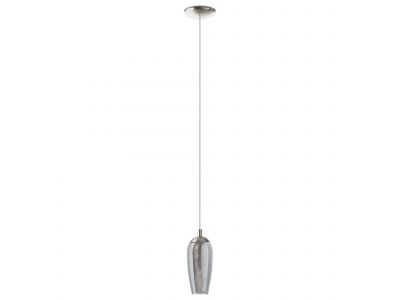 Suspension verre nickel mat FARSALA G9 1X3W