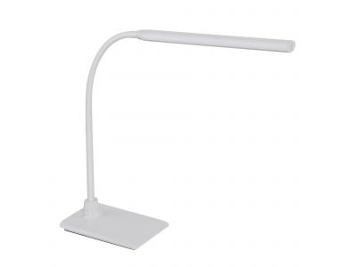 Lampe de bureau en plastique blanc LAROA H32,5CM LED INT 4,2W