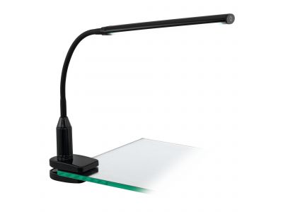 Lampe de bureau en plastique noir LAROA LED INT 4,2W