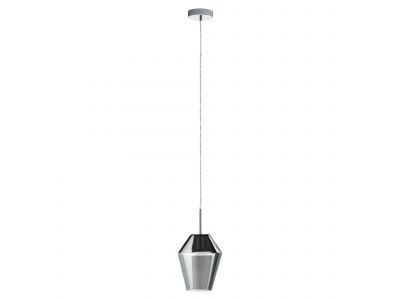 Suspension verre fume MURMILLO E27 1X28W