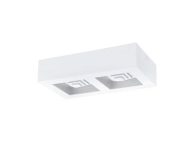 Plafonnier métal blanc FERREROS LED INT 2X6,3W