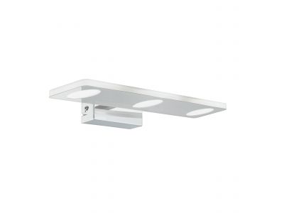 Applique murale métal argenté CABUS LED INT 3X4,5W