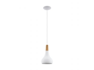 Suspension métal blanc SABINAR D18CM E27 1X60W