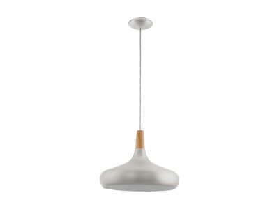 Suspension métal blanc SABINAR D40CM E27 1X60W