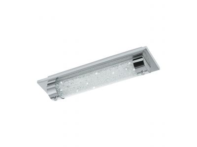 Plafonnier métal argenté TOLORICO LED INT 1X8W