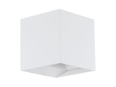 Applique extérieure métal blanc CALPINO LED INT 2X3,3W