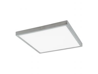 Plafonnier plastique argenté FUEVA 1 Carré 40X40CM LED INT 1X22W