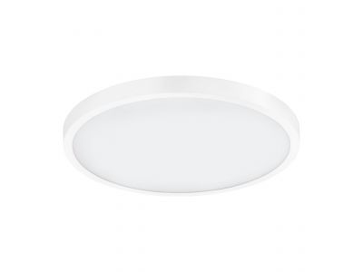 Plafonnier plastique blanc FUEVA 1 Rond D40CM LED INT 1X22,3W