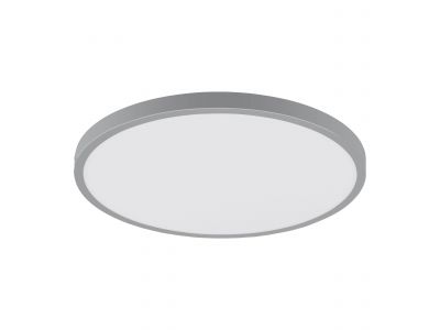 Plafonnier plastique argenté FUEVA 1 Rond D40CM LED INT 1X22,3W