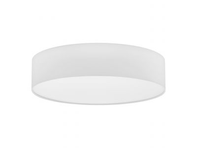 Plafonnier tissu blanc PASTERI D57CM E27 3X25W