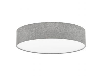 Plafonnier tissu gris PASTERI D57CM E27 3X25W