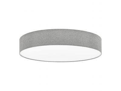 Plafonnier tissu gris PASTERI E27 5X25W