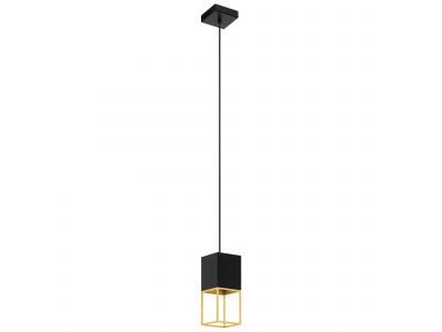 Suspension métal noir MONTEBALDO GU10 1X4,5W